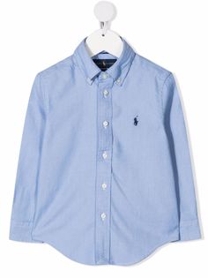 Ralph Lauren Kids рубашка с логотипом Polo Pony