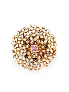 Pragnell кольцо Wildflower Parsley из желтого золота с бриллиантами