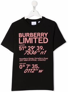 Burberry Kids футболка с логотипом