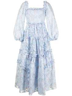 Needle & Thread платье Summer Blossom с оборками