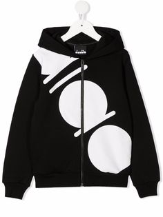Diadora Junior худи на молнии с логотипом