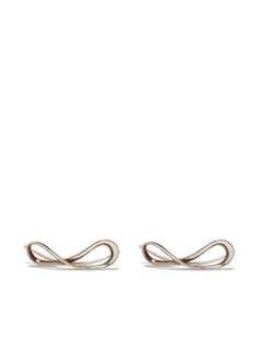 Georg Jensen серебряные серьги Infinity
