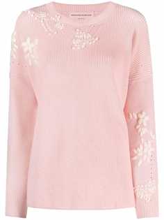 Ermanno Scervino джемпер с цветочной вышивкой