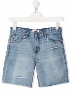 Levis Kids джинсовые шорты средней посадки