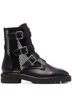 Stuart Weitzman ботинки Dede с сетчатыми вставками