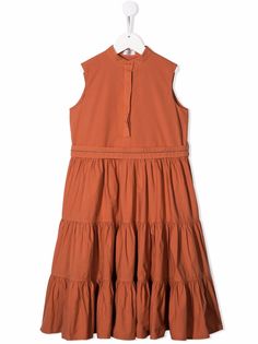 Brunello Cucinelli Kids платье с декором Monili