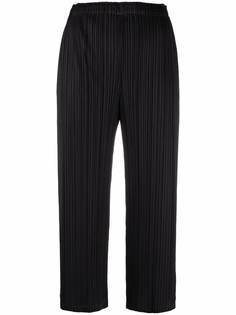 Pleats Please Issey Miyake укороченные плиссированные брюки