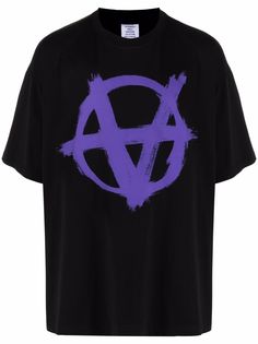 VETEMENTS футболка Anarchy с графичным принтом
