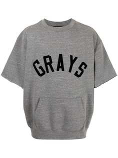 Fear Of God футболка оверсайз с принтом Grays