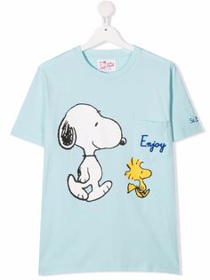 Mc2 Saint Barth Kids футболка с принтом Snoopy