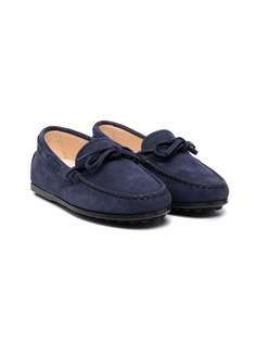 Tods Kids лоферы с бантами