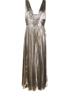 Maria Lucia Hohan платье Priya с эффектом металлик