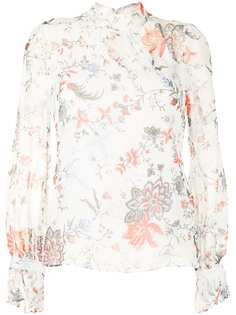 Erdem блузка с цветочным принтом