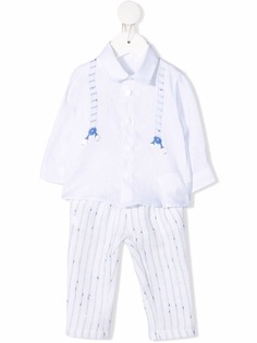 Le Bebé Enfant комплект из рубашки и полосатых брюк