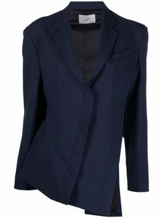 Coperni однобортный блейзер асимметричного кроя