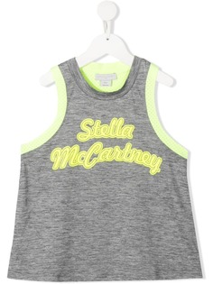 Stella McCartney Kids топ без рукавов с логотипом
