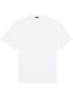 Balenciaga футболка оверсайз с нашивкой-логотипом