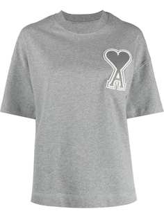 AMI Paris футболка с монограммой Ami de Coeur