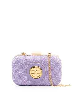 Elisabetta Franchi твидовый мини-клатч