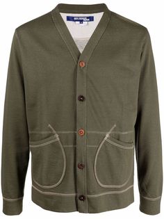 Junya Watanabe MAN кардиган с контрастной строчкой