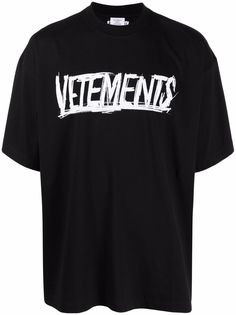 VETEMENTS футболка с логотипом