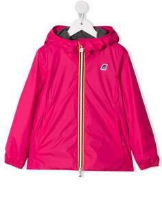 K Way Kids куртка с капюшоном и нашивкой-логотипом