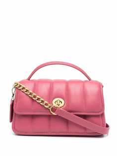 Coach стеганая сумка через плечо