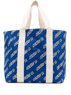 agnès b. сумка-тоут с монограммой