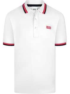 BOSS Kidswear рубашка поло с полосками
