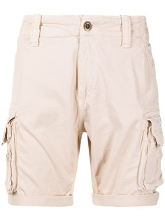 Alpha Industries logo-embroidered shorts