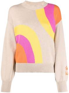 Mira Mikati джемпер с контрастным принтом