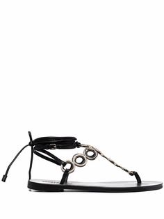 Saint Laurent сандалии с завязками