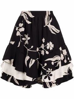 Ermanno Scervino юбка мини с цветочным принтом