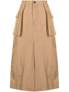 GANNI юбка миди с завышенной талией