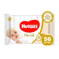 Салфетки Huggies «Elite Soft», 56 шт