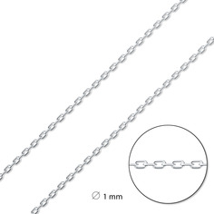 Цепь из серебра 040R8LR.P.40.0 ЭПЛ Якутские Бриллианты