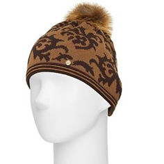 Шапка Capo Beanie Fur Dark Brown Craft