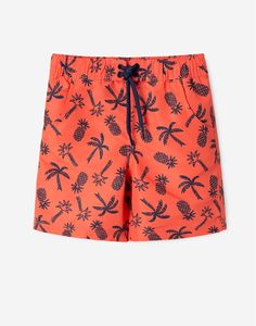 Пляжные шорты с тропическим принтом для мальчика Gloria Jeans
