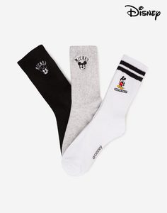 Носки с вышивкой Mickey Mouse для мальчика 3 пары Gloria Jeans