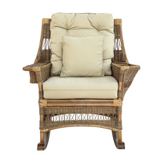 Кресло-качалка Rattan grand squeezing brown