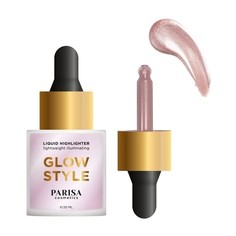 PARISA Cosmetics, Жидкий хайлайтер для лица Glow Style, тон 03
