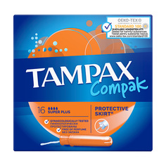 Тампоны с аппликатором TAMPAX COMPAK Super Plus 16 шт