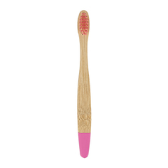 Щетка зубная для детей ACECO бамбуковая розовая мягкая