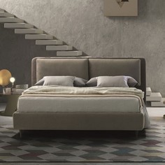 Кровать agata (idealbeds) серый 242x100x222 см.