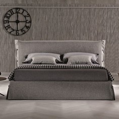 Кровать alba (idealbeds) серый 155x100x212 см.