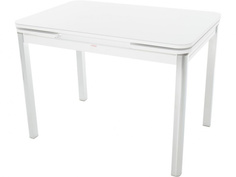 Стол «пекин» (аврора) белый 136x79x80 см. Линоторг