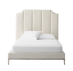 Кровать sabine (idealbeds) серый 150x150x212 см.