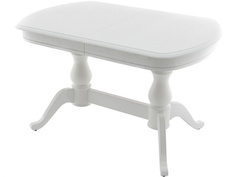 Стол «фабрицио-2м» (аврора) белый 160x78x80 см. Линоторг