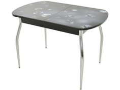 Стол «ривьера» (аврора) черный 110x74x70 см. Линоторг