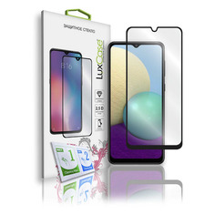 Защитное стекло для экрана LuxCase для Samsung Galaxy A02 75.9 х 164 мм, 2.5D, 1 шт, черный [78428] Noname
